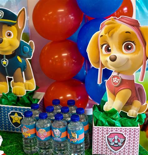 paw patrol centerpiece ideas|paw patrol centerpieces printable.